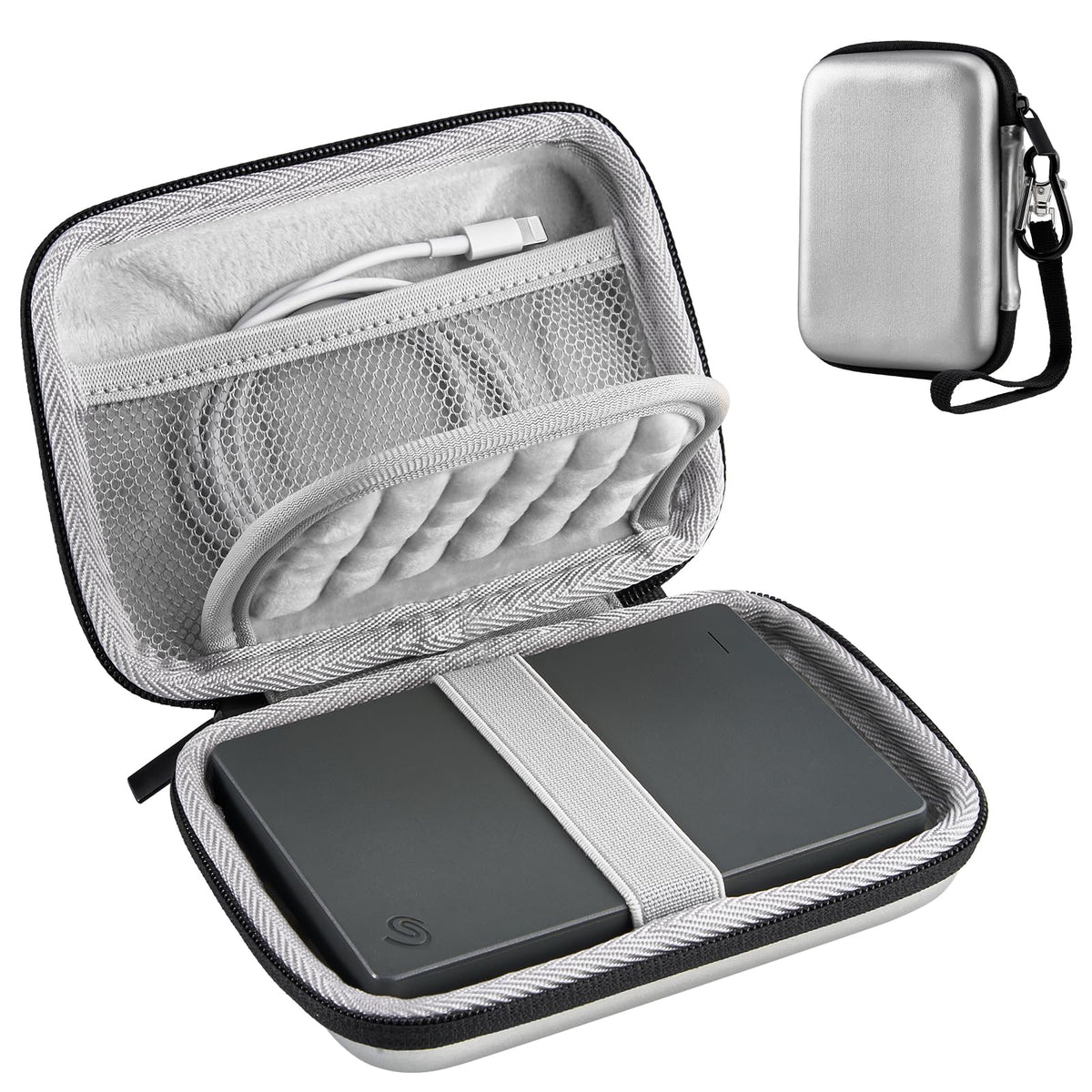 ProCase External Hard Drive Travel Case for 2.5" HDD/SSD