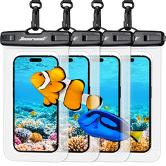 2-Pack IPX8 Universal Waterproof Phone Pouches for Travel