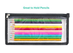 10-Pack Clear Zipper Cash Pouches for Money & Documents