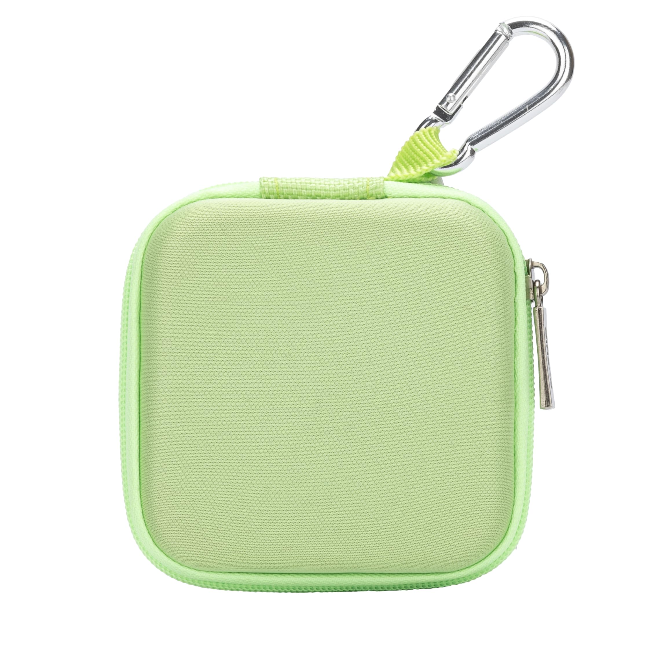 Ginsco Mini-Portable Hard Shell Earbuds Case for Apple EarPods/Samsung Galaxy Wired/Wireless Earbuds, Cell Phone Accessories Organizer with Carabiner for Earphones