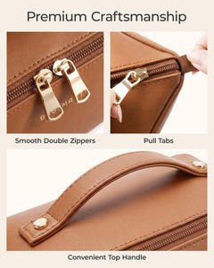BAGSMART Travel Makeup & Toiletry Bag for Women