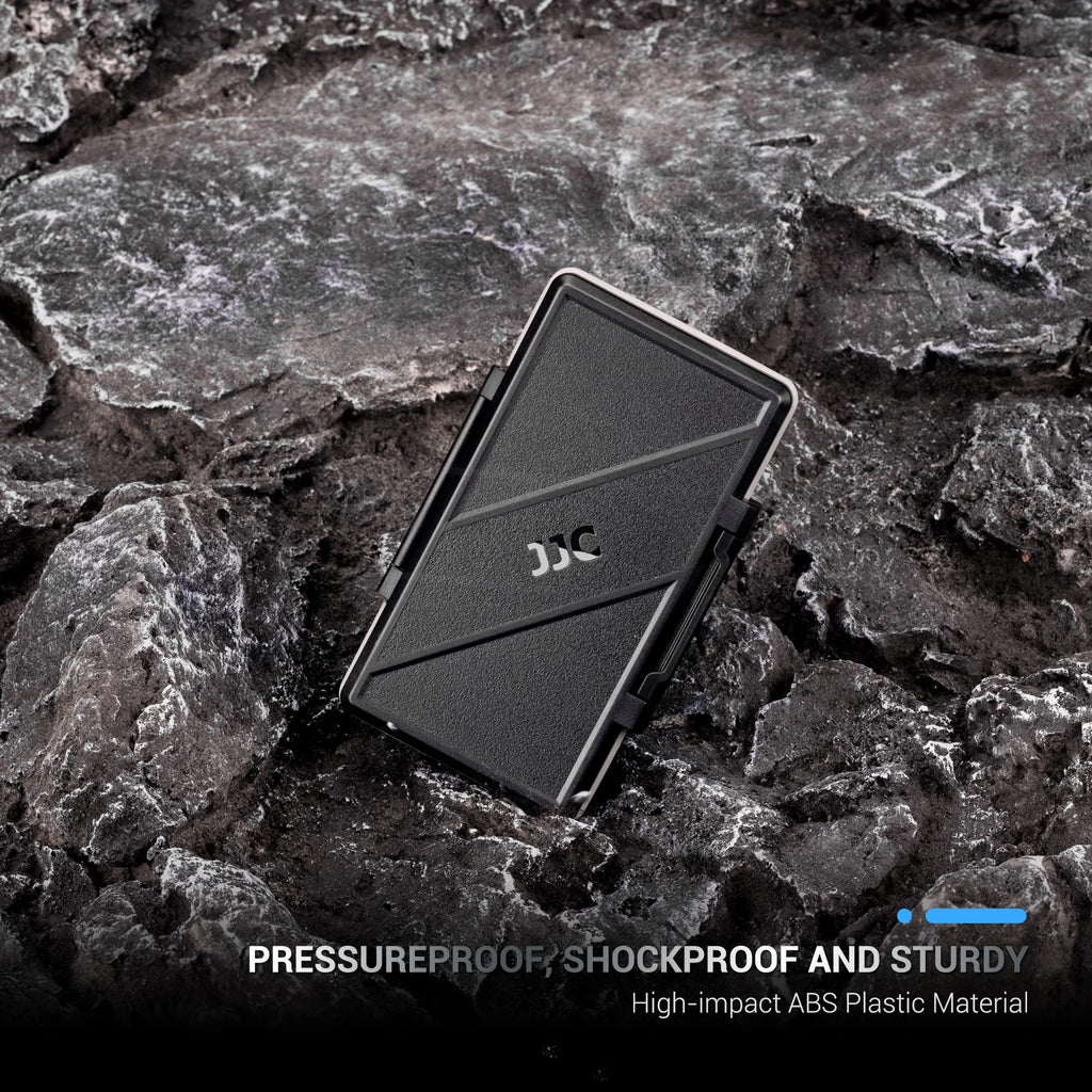 Memory Card Case Water-Resistant Anti-Shock Memory Card Wallet