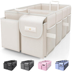 Foldable Car Trunk Organizer for SUVs, Sedans & Travel Gear
